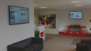 Eclipse Digital Media - Digital Signage Solution - Reception displays